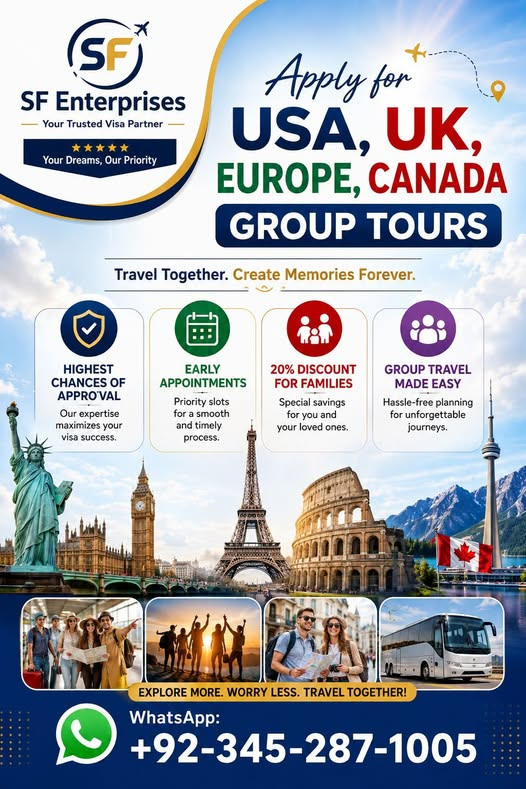 USA, UK, Europe & Canada group tours